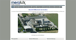 Desktop Screenshot of meralux.de